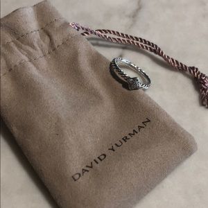 David Yurman Quatrefoil Ring with Diamonds - 7